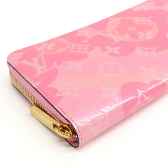 Louis Vuitton Zippy Wallet Valentines Zipper Long Vernis Pink - Picture 6 of 9